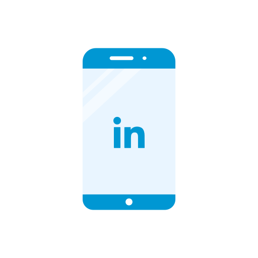 Iphone, linkedin logo, logo, phone icon